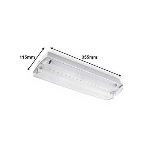 Lampe de Sortie de Secours LED Batterie 4 Pictogrammes 4W IP65 - SILAMP - Équipements  électriques - Achat & prix