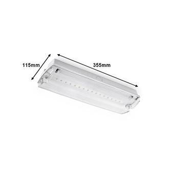 Lampe de Sortie de Secours LED Batterie 4 Pictogrammes 4W IP65 - SILAMP -  Équipements électriques - Achat & prix