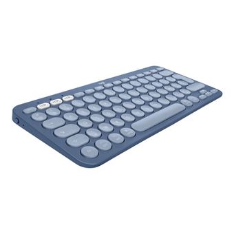 Logitech K380 Multi-Device Bluetooth Keyboard for Mac - Clavier - sans fil - Bluetooth 3.0 - AZERTY - Français - myrtille