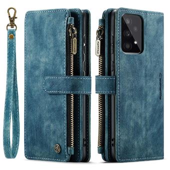 Flip Étui Pour ZURSANA Samsung Galaxy A33 Avec Titulaire De La Carte Fentes Pour Cartes De Permis De Conduire Fentes Pour Cartes De Permis De Conduire - Bleu - 1