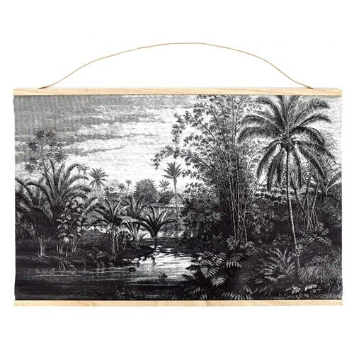 The Home Deco Factory - Déco murale en tissu paysage 110 x 73 cm