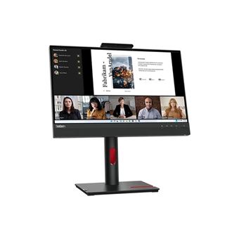 Lenovo ThinkCentre Tiny-in-One 22 Gen 5 - Écran LED - 22" (21.5" visualisable) - 1920 x 1080 Full HD (1080p) @ 60 Hz - IPS - 250 cd/m² - 1000:1 - 4 ms - HDMI, DisplayPort - haut-parleurs - noir corbeau
