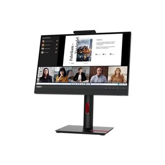 Lenovo ThinkCentre Tiny-in-One 22 Gen 5 - Écran LED - 22" (21.5" visualisable) - 1920 x 1080 Full HD (1080p) @ 60 Hz - IPS - 250 cd/m² - 1000:1 - 4 ms - HDMI, DisplayPort - haut-parleurs - noir corbeau