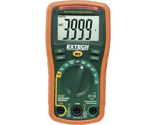 Extech EX330 Hand-Multimeter digital CAT III 600V Anzeige (Counts): 4000