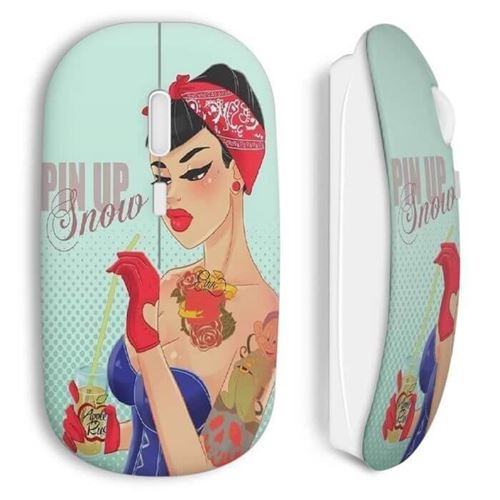 Souris Sans Fil Pin Up Blanche Neige Maniacase