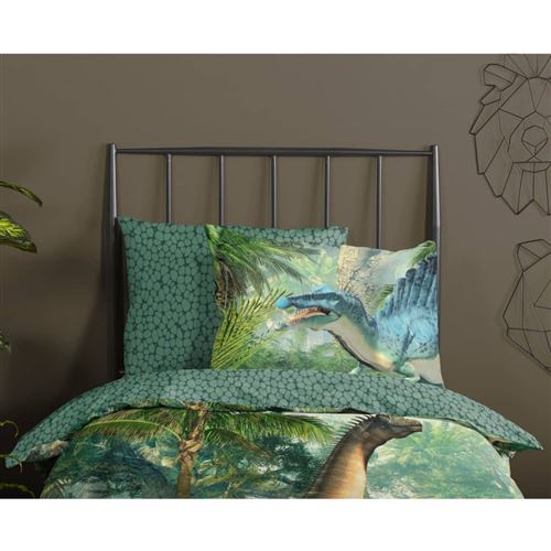 Good Morning Housse de couette enfant JURASSIC 140x200/220 cm Vert