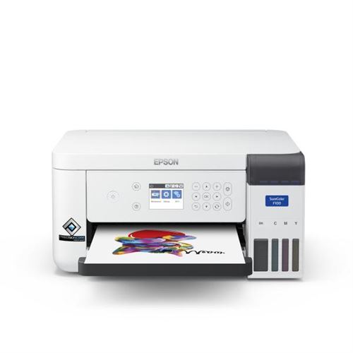 Epson Sc F100 - Imprimante A Sublimation - A4 &Eacute;conomique - Interface Usb 2.0 - Lan - Wi-fi 