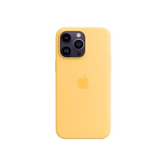 Apple - Coque de protection pour téléphone portable - avec MagSafe - silicone - éclat du soleil - pour iPhone 14 Pro Max