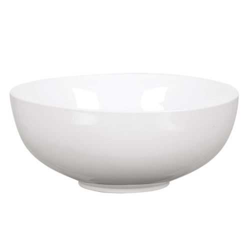Non Communiqué Blanc Saladier Séléna 23 Cm - Table Passion - Porcelaine
