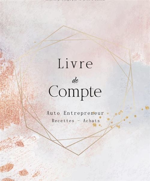 Livre De Compte Auto Entrepreneur