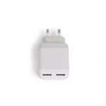 Chargeur secteur USB fast charge Livoo TEA265 Blanc