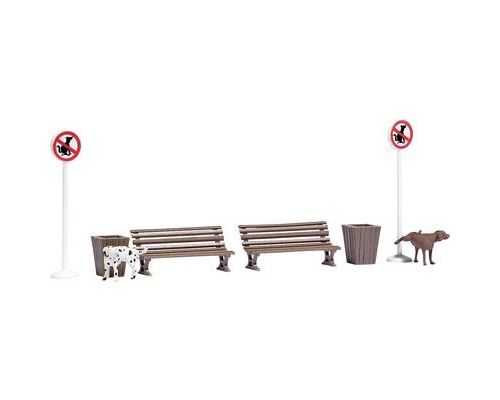 Chiens pincelant H0 Busch 7895