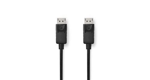 Non Communiqué Noir Câble Displayport 1. 4 Displayport Mâle Vers Displayport Mâle 2,00 M