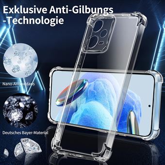 Pack Accessoires Poco X5 Pro 5G : Coque Silicone Transparente + Verre Trempé - Neuf, Angles Renforcés
