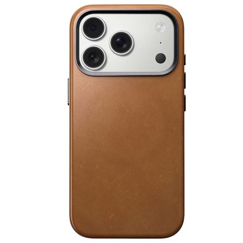 Coque pour iPhone 17 Pro MagSafe en Cuir Traditional Antichocs Nomad Marron clair