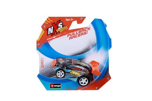 Véhicule de course Bburago Rétro Friction Nitro Circus Modèle aléatoire