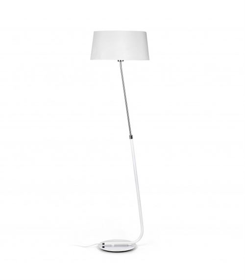 Lampadaire blanc - 60W HOTEL - FARO - 29943
