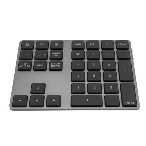 Pavé Numérique Sans Fil Pavé Numérique Bt 34 Clavier Hub Type-C Usb 3.0 Fit Windows (Noir)