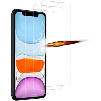 Pack X3 Vitres Protection Ecran Pour Apple iPhone 11 Little Boutik® - 1