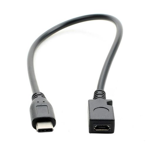 Avizar - Cable adaptateur USB OTG Femelle vers USB Type C Male - Adaptateur  Secteur Universel - Rue du Commerce