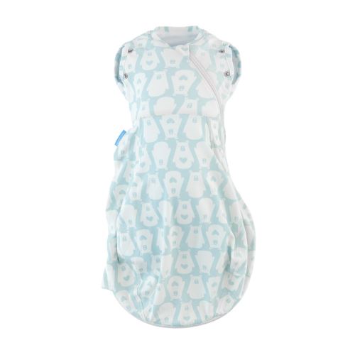 Gigoteuse d'emmaillotage douillet GROSNUG BENNIE L'OURSON Tommee Tippee Bleu clair