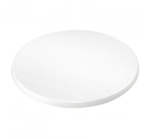 Plateau de table rond 600 mm blanc - Bolero - Aggloméré