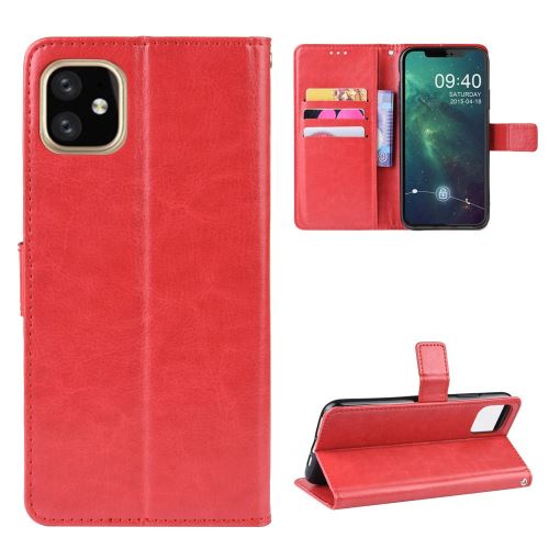 Etui en PU Cheval fou rouge pour votre Apple iPhone 6.1 pouces (2019)