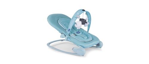 Chaise à Bascule Chicco Hoopla - aluminium/polyester bleu