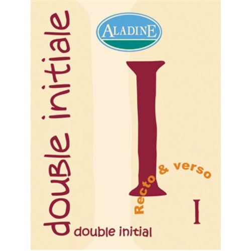 Cachet double initiale I 2 cm