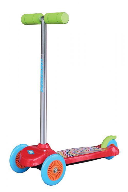 Schildkröt Funsports 3-wiel kinderstep Marchepied Pour Enfant Junior Frein à pied Rouge