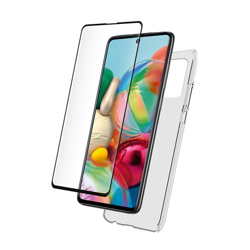 Bigben - Pack Coque souple + Verre Trempé pour Samsung A71