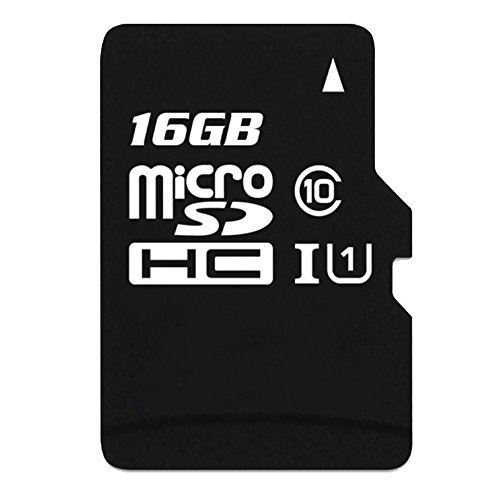 Vemont Carte MicroSD 8G 16G 32G 64G Carte Mémoire Flash Class 10 Micro SD Carte TF pour Mobile Camera Smatphone Tablet (16G)