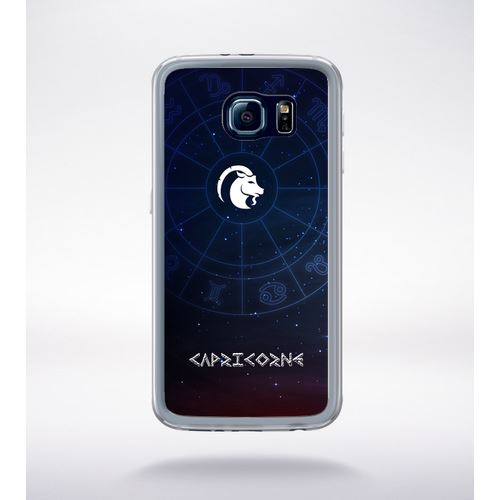 Coque Signe Astrologique Capricorne Compatible Samsung Galaxy S6 Transparent