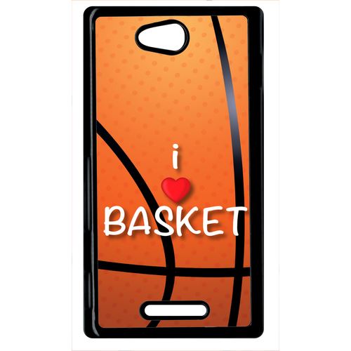Coque Sony Xperia C I Love Basket