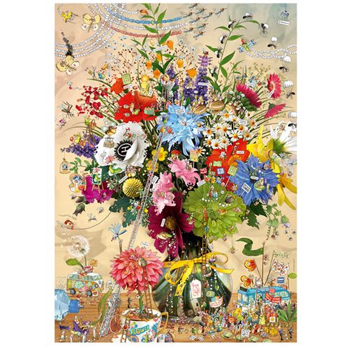 Heye Flowers Life 1000 Piece Marino Degano Floral Jigsaw Puzzle