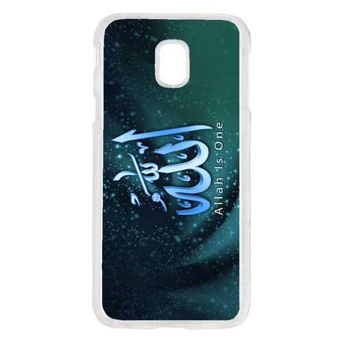 Coque Allah Is One Paillette Compatible Galaxy J5 2017 Transparent