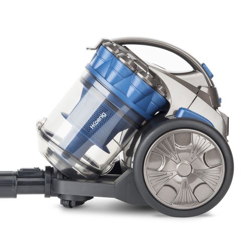Aspirateur sans sac H.Koenig STC68 Compact+ Spécial animaux 700 W Bleu