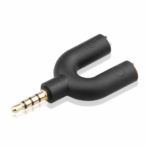 Adaptateur casque Kit U Forme 3,5 mm Diviseur Audio et