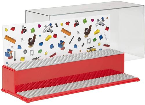 8€65 sur LEGO vitrine Mini figurines iconiques 38 x 18 cm en polypropylène  rouge - Lego - Achat & prix
