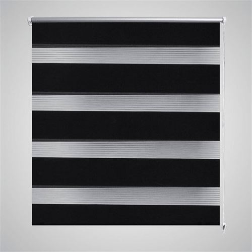 vidaXL Store 80 x 150 cm Noir
