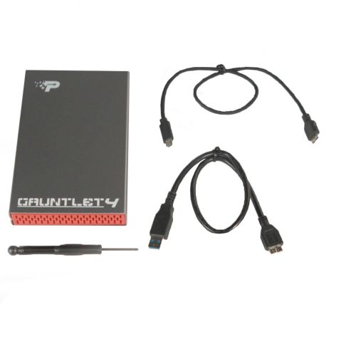 Patriot Gauntlet 4 - Storage enclosure - 2.5 - SATA 6Gb/s - USB 3.1 (Gen 2)