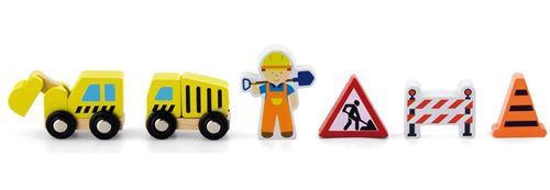 Vigatoys - Speelfiguren - Wegenbouw - 6dlg.