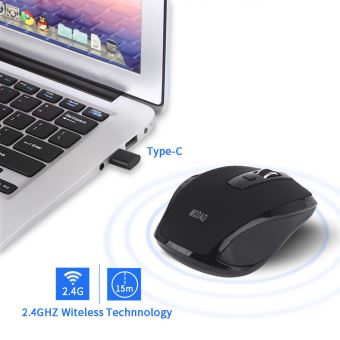 Souris Sans Fil avec Adaptateurs USB-C et USB inclus, Éco-conçu pour  Tablettes, Ordinateurs et Macbook - Noir - Français