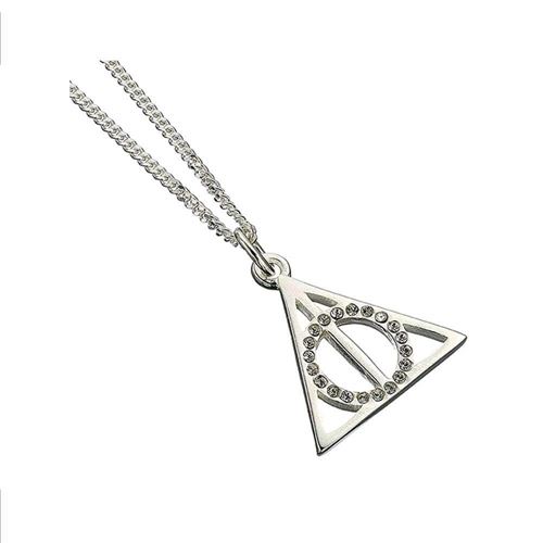 Officiellement sous licence Harry Potter Swarovski Crystals Deathly Hallows Collier pendentif