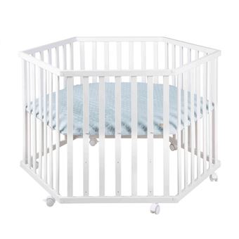 Parc Bebe Hexagonal Roba Fond De Parc Bleu Parcs Achat Prix Fnac