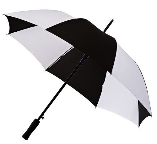 Falcone parapluie ondulé automatique 102 cm noir/blanc