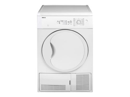 Beko Dc 7230 - Sèche-Linge - Largeur : 59.5 Cm - Profondeur : 53 Cm - Hauteur : 84.6 Cm - Chargement Frontal - Blanc