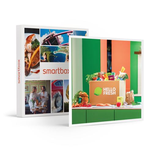SMARTBOX - Menu 3 repas HelloFresh livré à domicile à choisir parmi une sélection de recettes saines et originales - Coffret Cadeau
