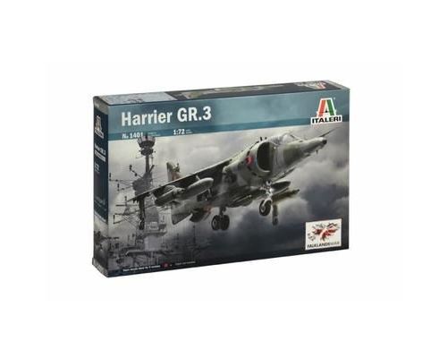 Italeri Harrier GR.3, 1:72, Kit de montage, Avion militaire, Harrier GR.3, Multicolore, Royaume-Uni