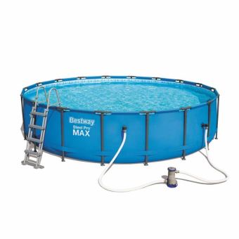 Piscine Hors Sol Ronde Bestway 56462 Avec Pompe Filtrante Piscine Achat Prix Fnac